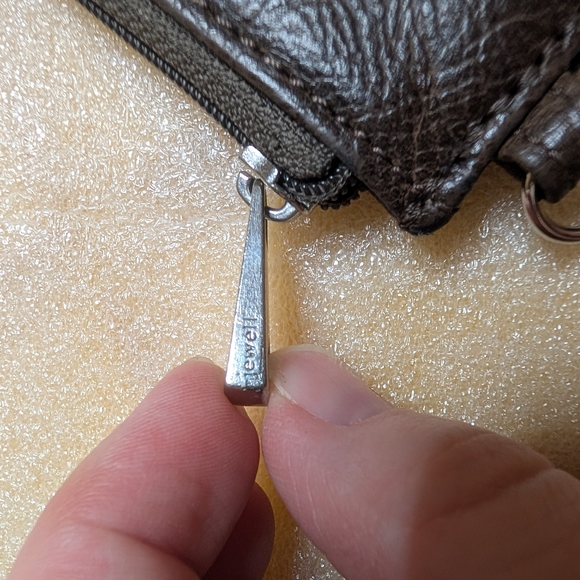 Jewell Dark Brown Leather Card Holder - Picture 4 of 4